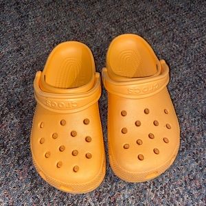 Cantaloupe orange crocs